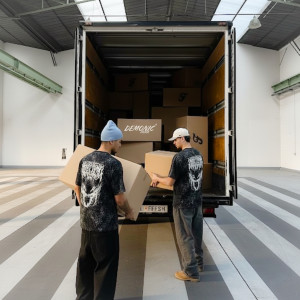 RHINO CULT Graphic Printed Drop-Shoulder Sleeves Round Neck Cotton Oversized T-shirt